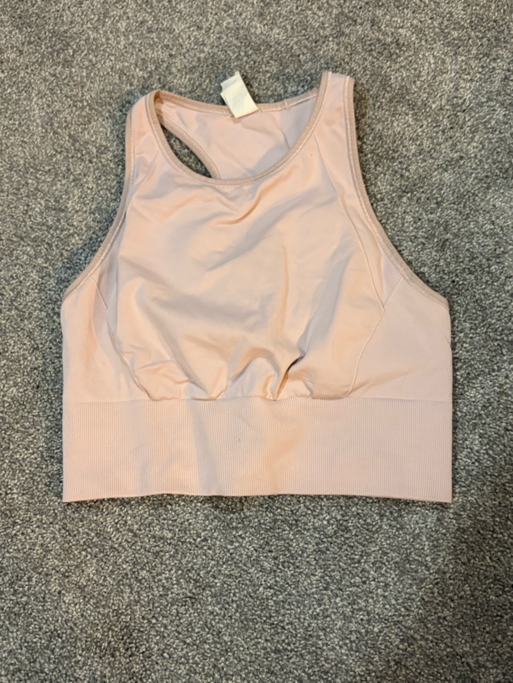 Lululemon Athletica Light Pink Longline Sports Bra -6